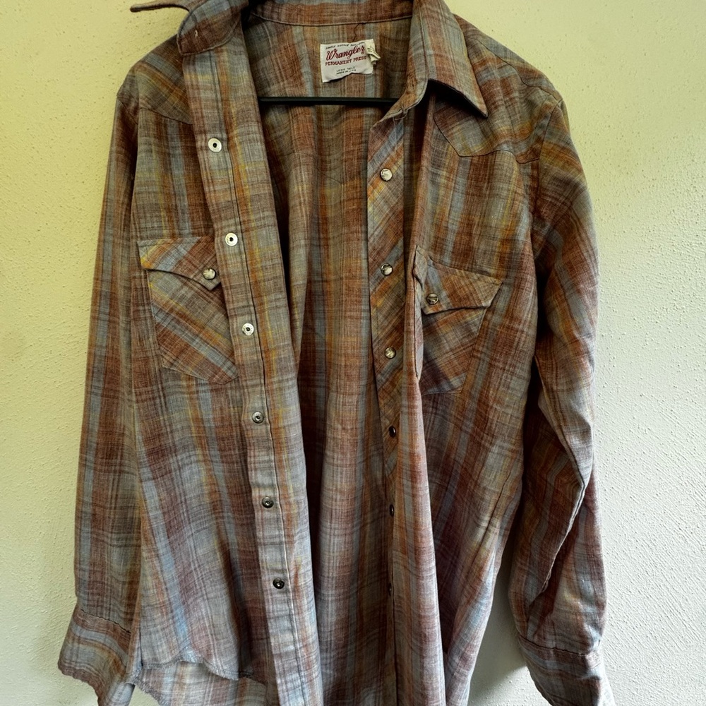 Wrangler Men's Multicolor Plaid Shirt Jacket